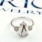 Серебряное кольцо с натуральным белым опалом 0929-R-OW