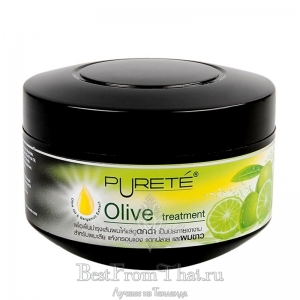 Маска с оливковым маслом для темных волос Purete