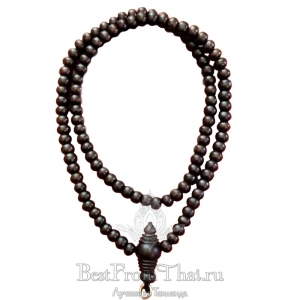 Буддисткие четки из древесины тамаринда 