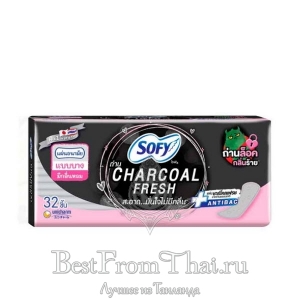 Ежедневные антибактериальные прокладки с углем