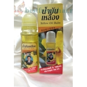 Тайский желтый бальзам в жидком виде на основе природных масел и трав с экстрактом Орхидеи